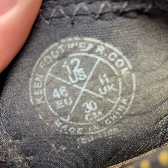 Keen Brown Leather Waterproof Quick Tie Sandals Men’s Size 12 - Picture 8 of 8